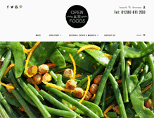 Tablet Screenshot of openairfoods.com